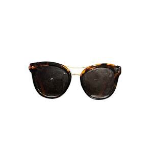 Guess Leopard Sunglasses With Gold Lining